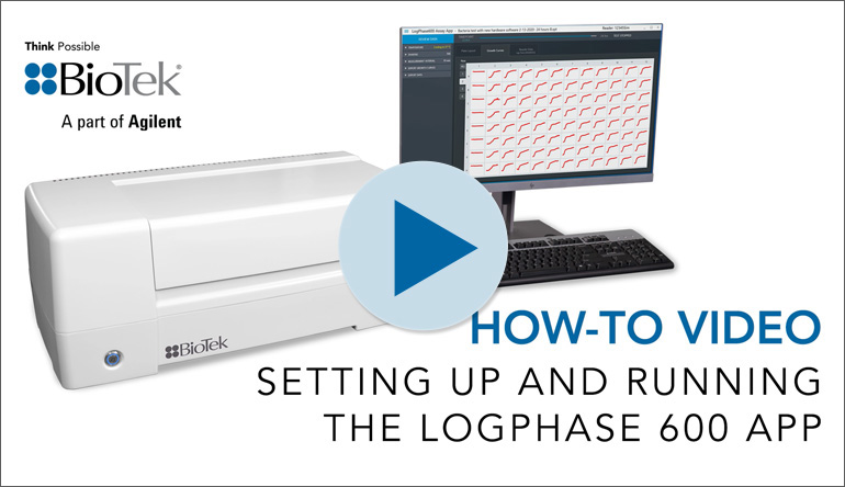 如何设置和运行BioTek的LogPhase 600™应用程序
